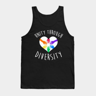 Unity Through Diversity Differences Celebrate Tank Top